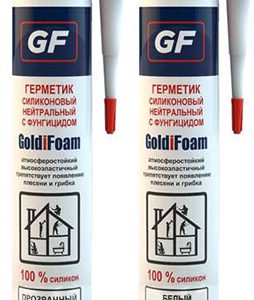 Нейтральный силиконовый герметик GoldiFoam