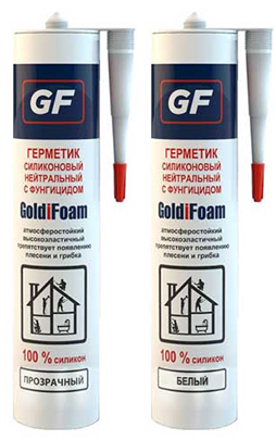 Нейтральный силиконовый герметик GoldiFoam