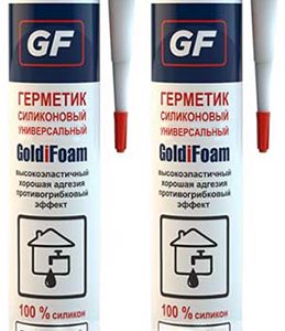 Универсальный силиконовый герметик GoldiFoam