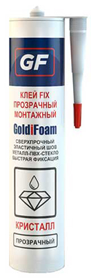 Монтажный клей GoldiFoam FIX Кристалл