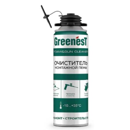 Очиститель для монтажной незатвердевшей пены GreenesT