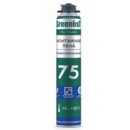 Пена монтажная профессиональная 75 зимняя GreenesT