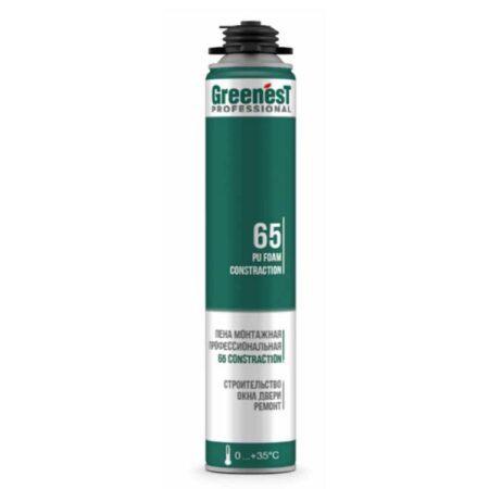 Пена монтажная профессиональная CONSTRACTION 65 GreenesT