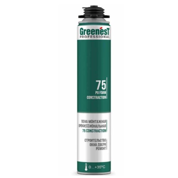 Пена монтажная профессиональная CONSTRACTION 75 GreenesT