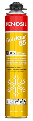 Зимняя монтажная пена Penosil GoldGun 65 Winter